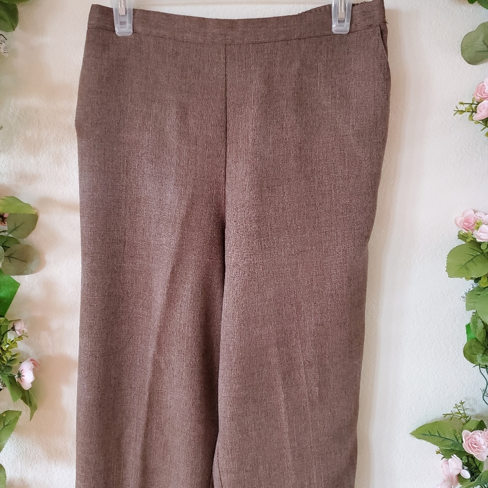 Brown/Sand -Alfred Dunner - Women's Pants Size 14P